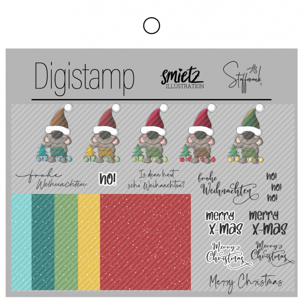 Digistamp - is denn heut scho´ Weihnachten? - smietz Illustration